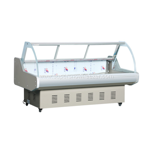 Commercial cheap meat display chiller counter for sale